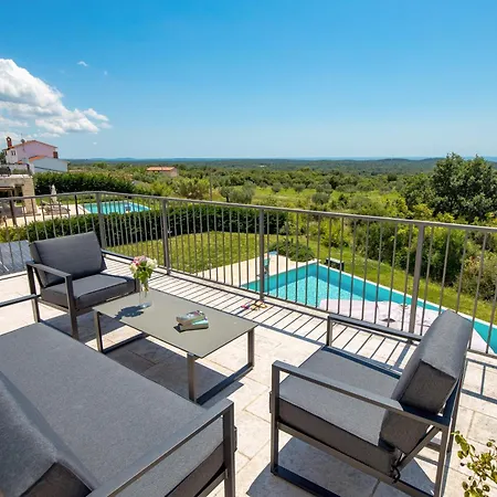 Plava With Panoramic Seaview And Big Pool Bale