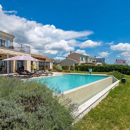 Plava With Panoramic Seaview And Big Pool فيلة *