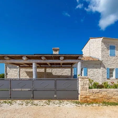 فيلة Plava With Panoramic Seaview And Big Pool