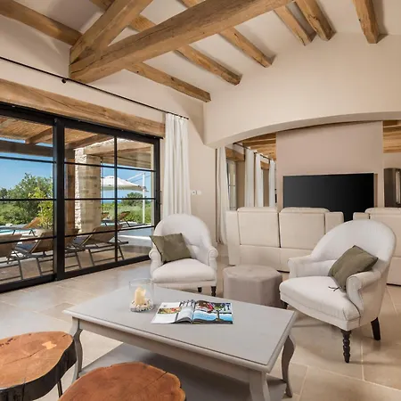 Plava With Panoramic Seaview And Big Pool * Bale