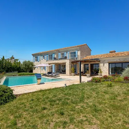 Plava With Panoramic Seaview And Big Pool Villa Bale