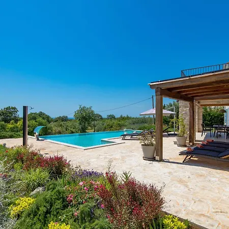 Plava With Panoramic Seaview And Big Pool *