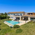 别墅 Plava With Panoramic Seaview And Big Pool *