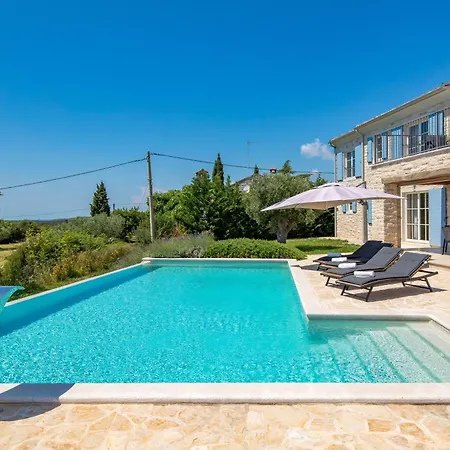 Plava With Panoramic Seaview And Big Pool Villa Bale