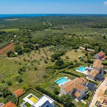 Plava With Panoramic Seaview And Big Pool Bale