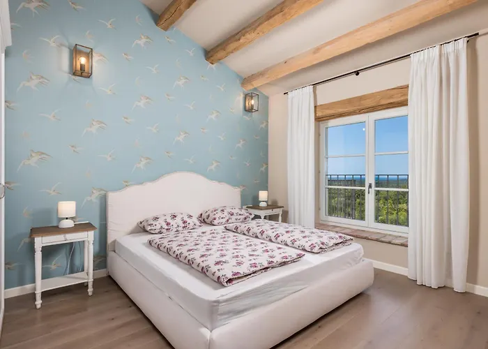 Villa Plava With Panoramic Seaview And Big Pool Bale