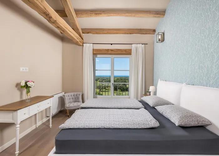 Plava With Panoramic Seaview And Big Pool