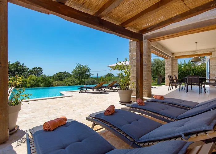 Plava With Panoramic Seaview And Big Pool Villa *