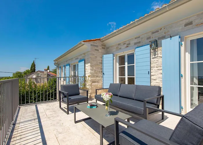 Plava With Panoramic Seaview And Big Pool Bale