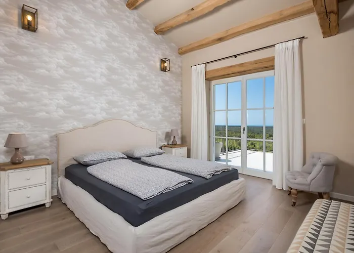 Plava With Panoramic Seaview And Big Pool Bale