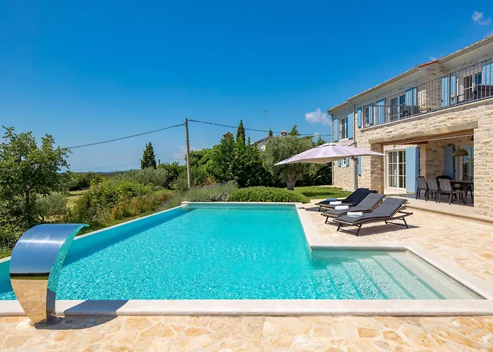 Plava With Panoramic Seaview And Big Pool Villa Bale