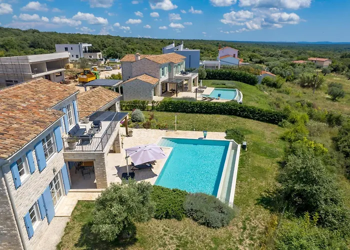 Plava With Panoramic Seaview And Big Pool *