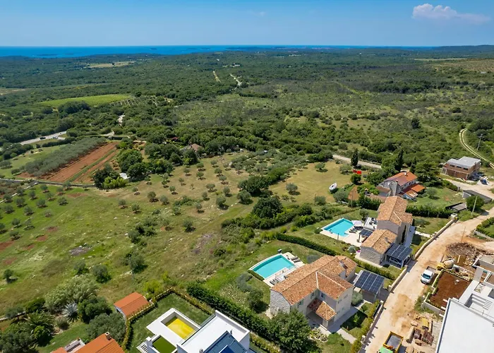 Plava With Panoramic Seaview And Big Pool Bale